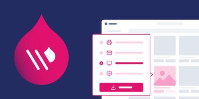 Acquia DAM Social Share