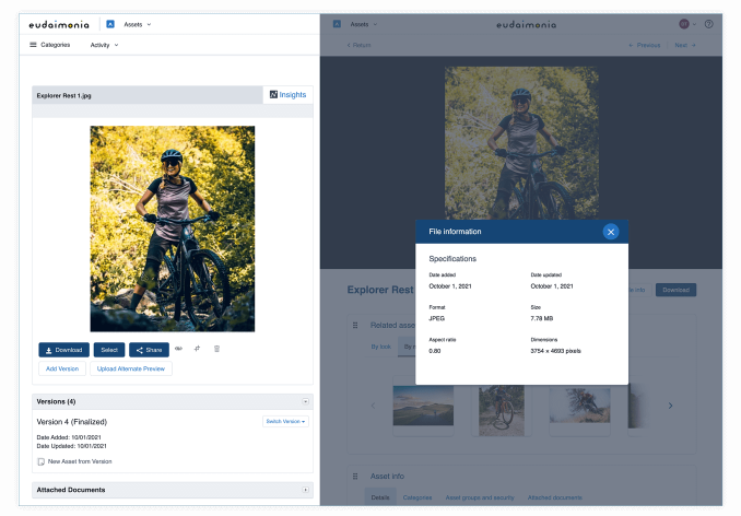 Versioning assets with Acquia DAM