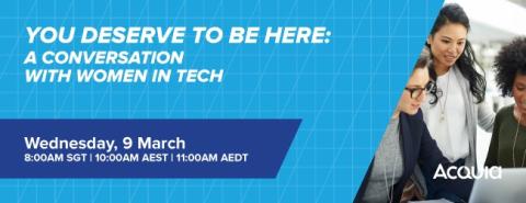 Women in tech APJ webinar