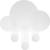 [Icon - White] Cloud Dropping Hail