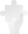 [Icon - White] Hand Holding Puzzle Piece